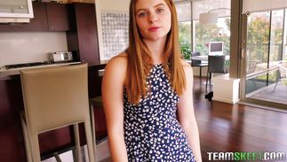Magnificent teen Alice March gives one hot irrumation